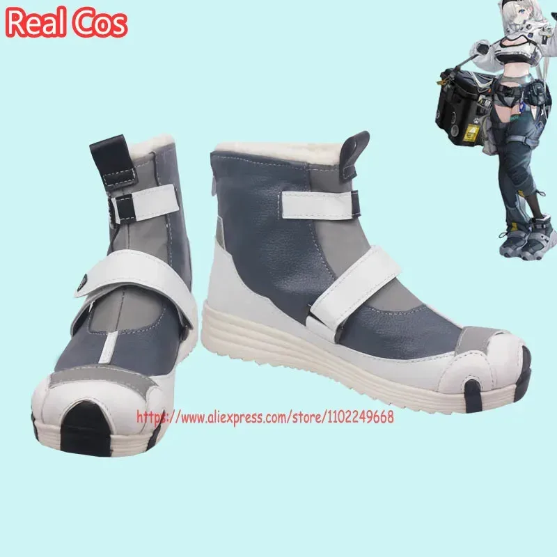 

RealCos Arknights Aurora Обувь для косплея Сапоги Хэллоуин Косплей Костюм Опора