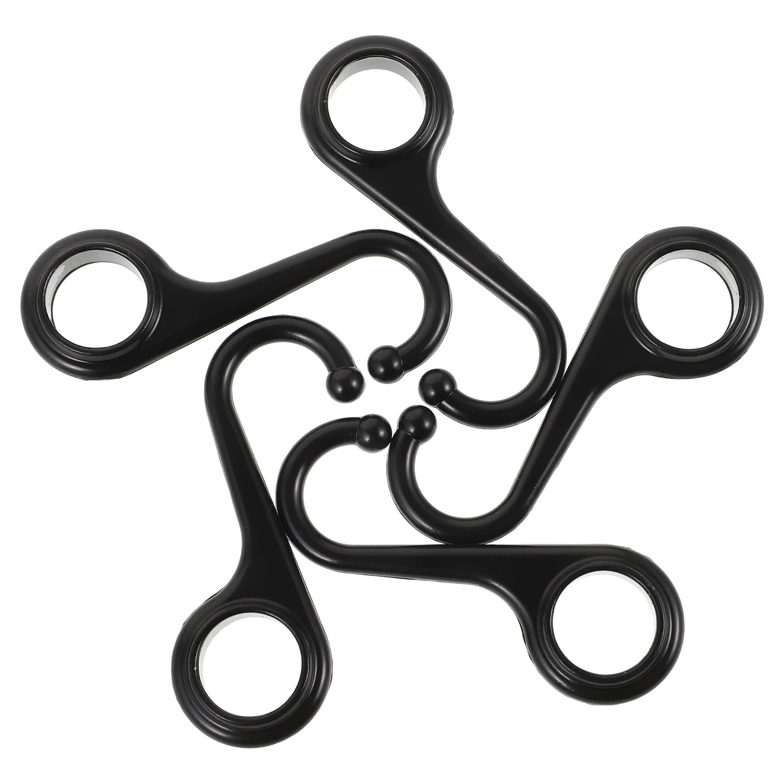 

5Pcs Multipurpose Hooks Metal Kitchen Bathroom Closet Organizer Anti-Slip Durable Elegant Design Hanging Holder