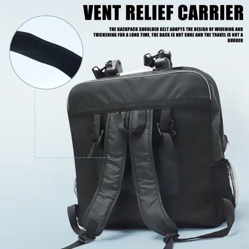 N1HB Oxford Fabric Baby Strollers Protction Case Backpack مع جيب متعدد