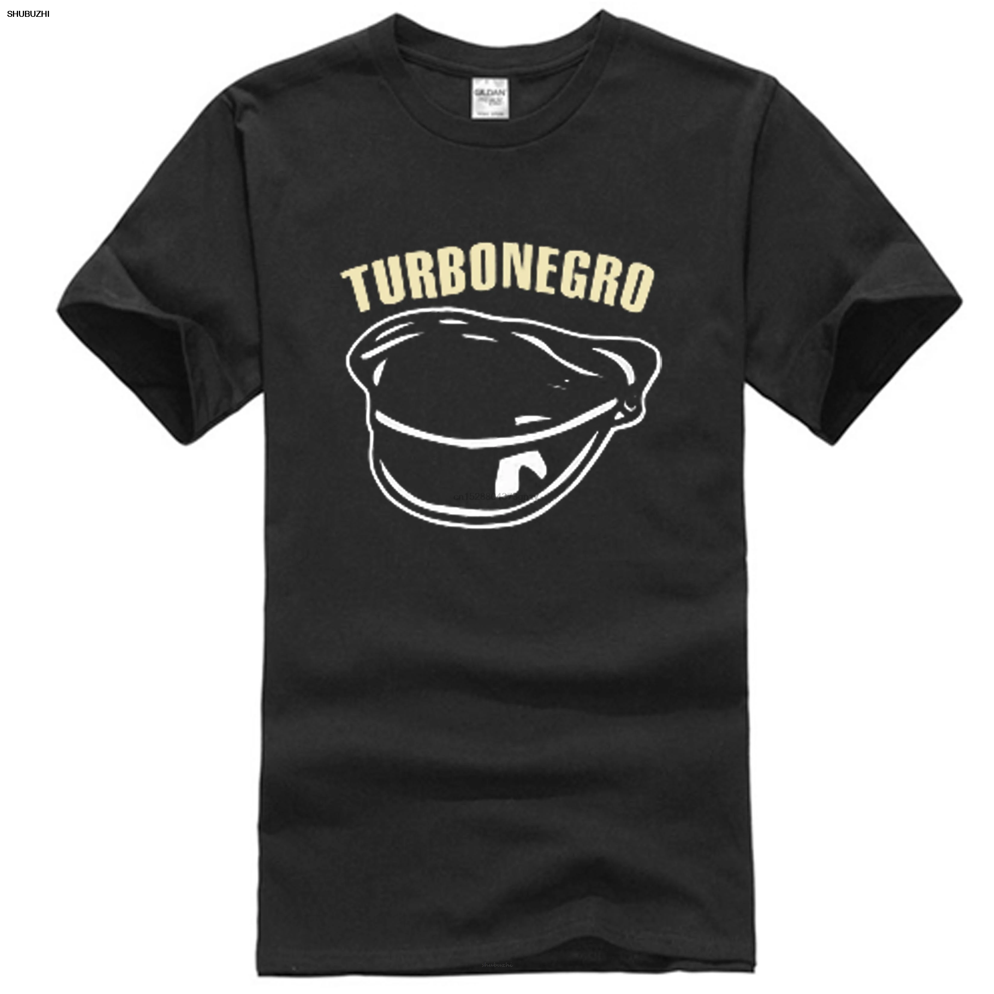 TURBONEGRO -HAT LOGO- text USE to glow in dark Official Punk Band Rock Vintage Men Women Unisex Fashion tshirt 