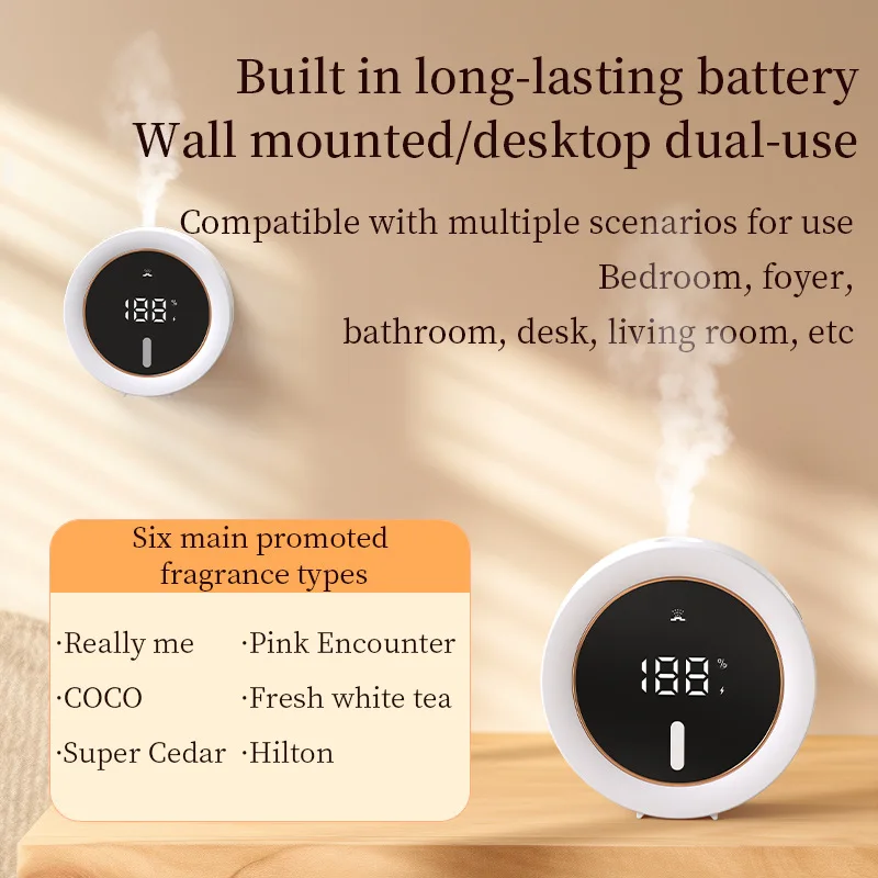 

Аромадиффузор Автоматический распылитель ароматов Аромадиффузор Домашний ароматический диффузор без сверления Настенный