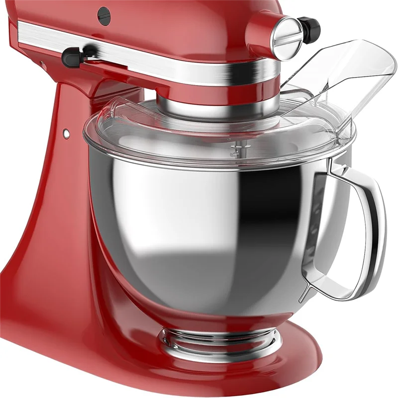 Брызговик ABKR для W 10616906   Заливной щиток для миксера Kitchenaid KN1PS 4,5-5Qt Подходит для моделей K45SS, KSM75, KSM150PS