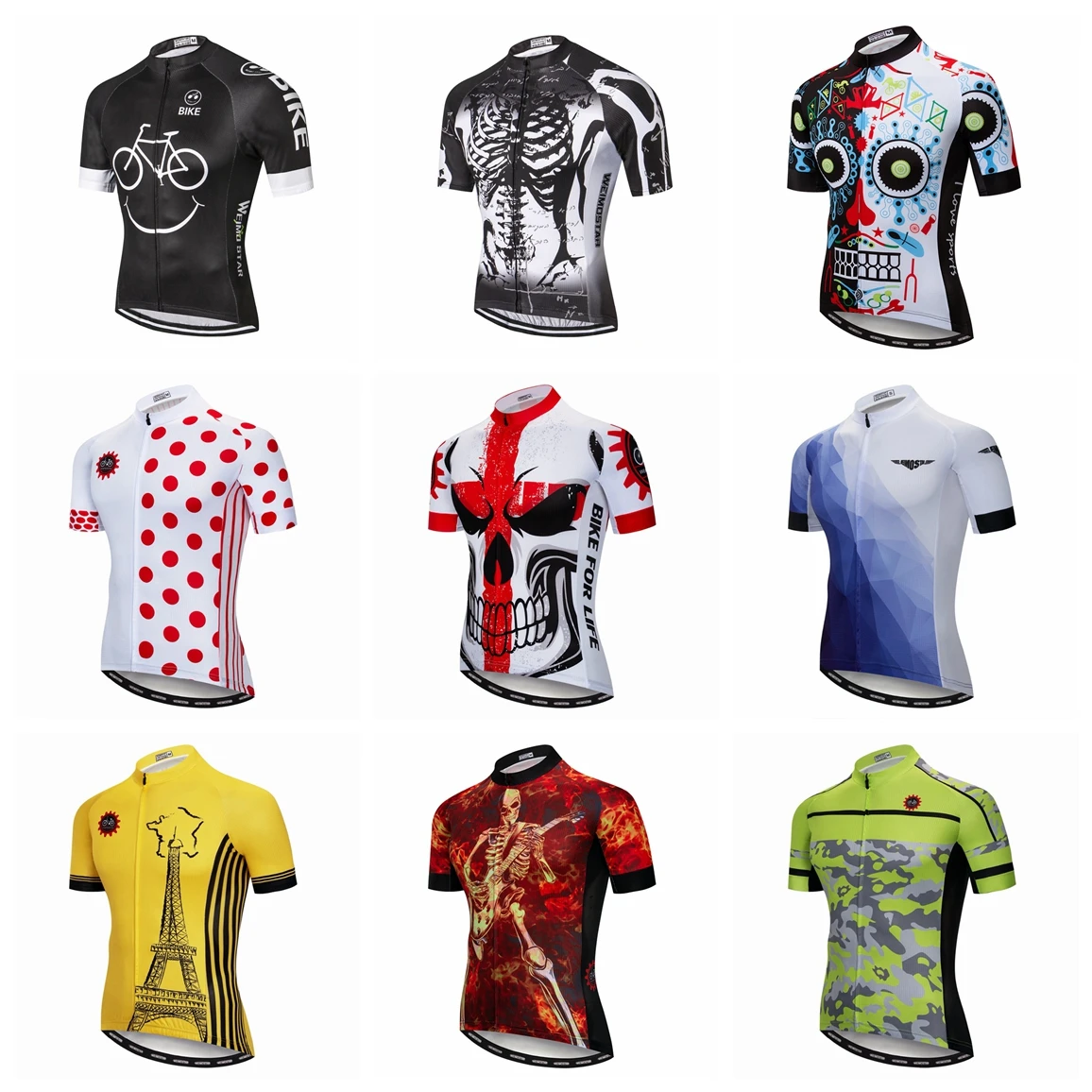 Camiseta de ciclismo para hombre, camisa de manga corta para bicicleta de montaña y carretera, uniforme, blusa, ropa para ciclista, Verano