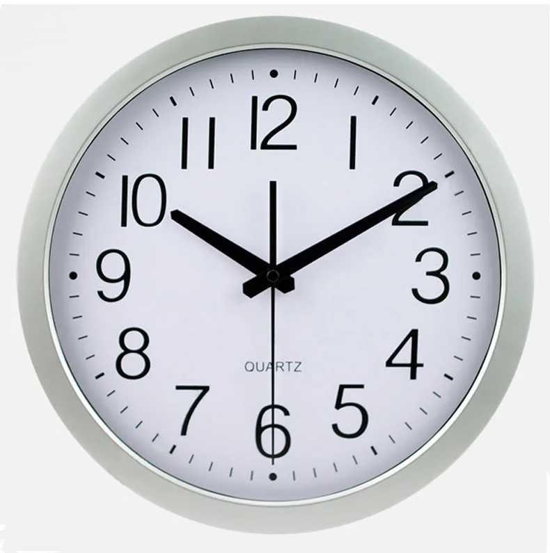 

MAX HOME12-inch round silent clock, stylish and simple living room office wall clock dining room wall clock