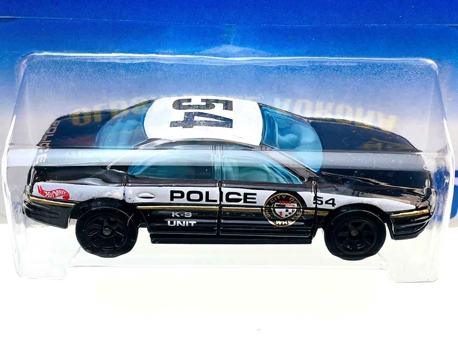 Hot Wheels  1/64  Oldsmobile aurora police car #54 collection die cast alloy trolley model ornaments