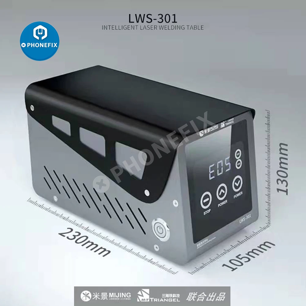 MiJing WLS-301 Intelligent Laser Soldering Station Smart Laser Pen Electric Rework Station for SMD PCB IC Repair Solder Tools