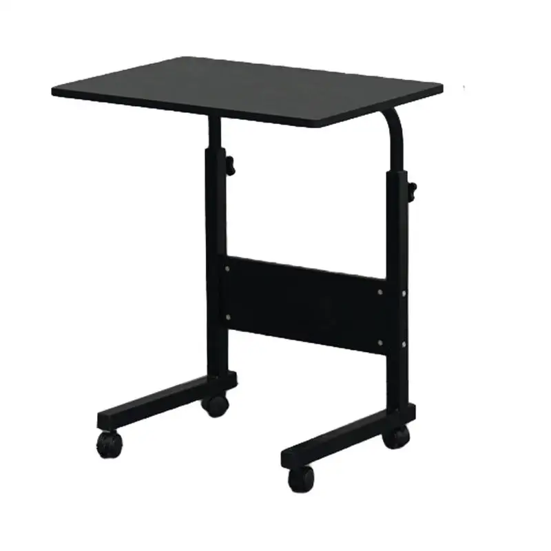 

Small Portable Multi-Purpose Side Table/Computer Desk with Backsplash - Black