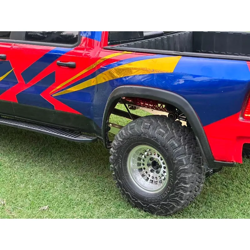 1/8 km ram 1500 rc crawler trailing braço atualização-braços de suspensão traseira de metal com instalação direta de parafuso peças de carro rc