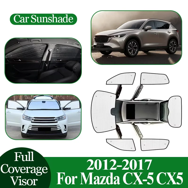 

Car Full Coverage Sunshade For Mazda CX-5 CX5 KE MK1 2012-2016 2017 Anti-UV Window Sunshade Cover Protection Board Auto Visor