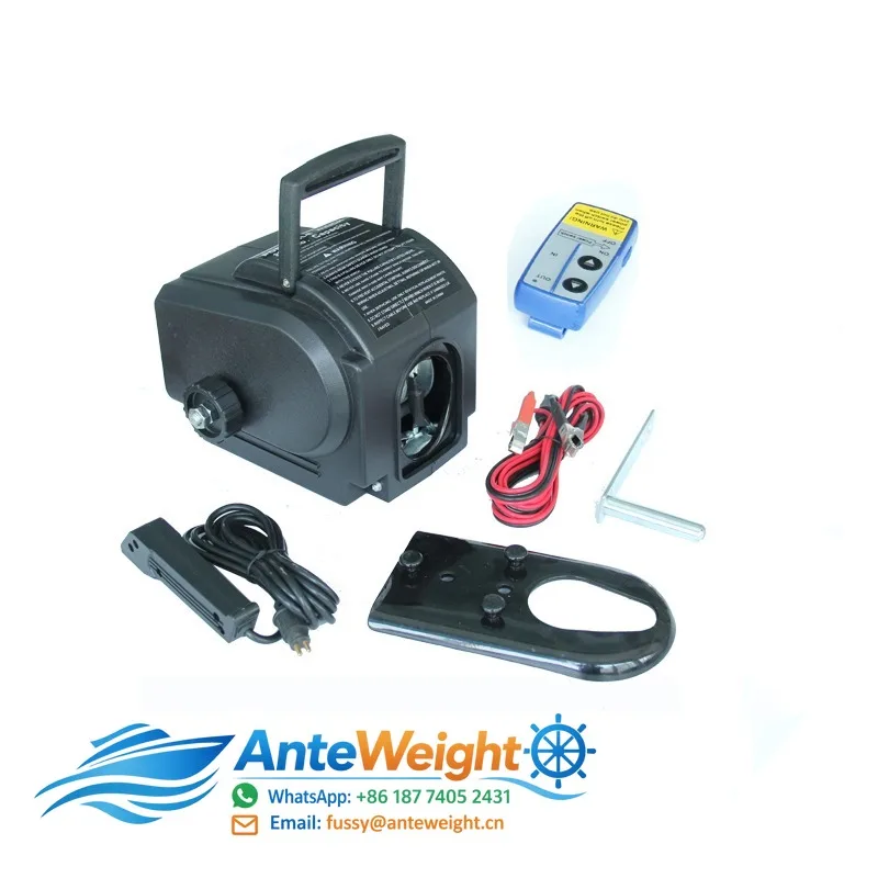 Electric Power Source Powered Boat Drum Anchor Winch Boat Winch Anchor