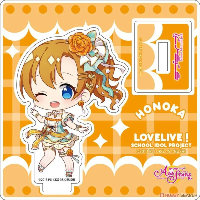 Love Live! School Idol Festival Acrylic Desk Display Stand Character Figure With Base Transparent Acrylic Ornament Keychain