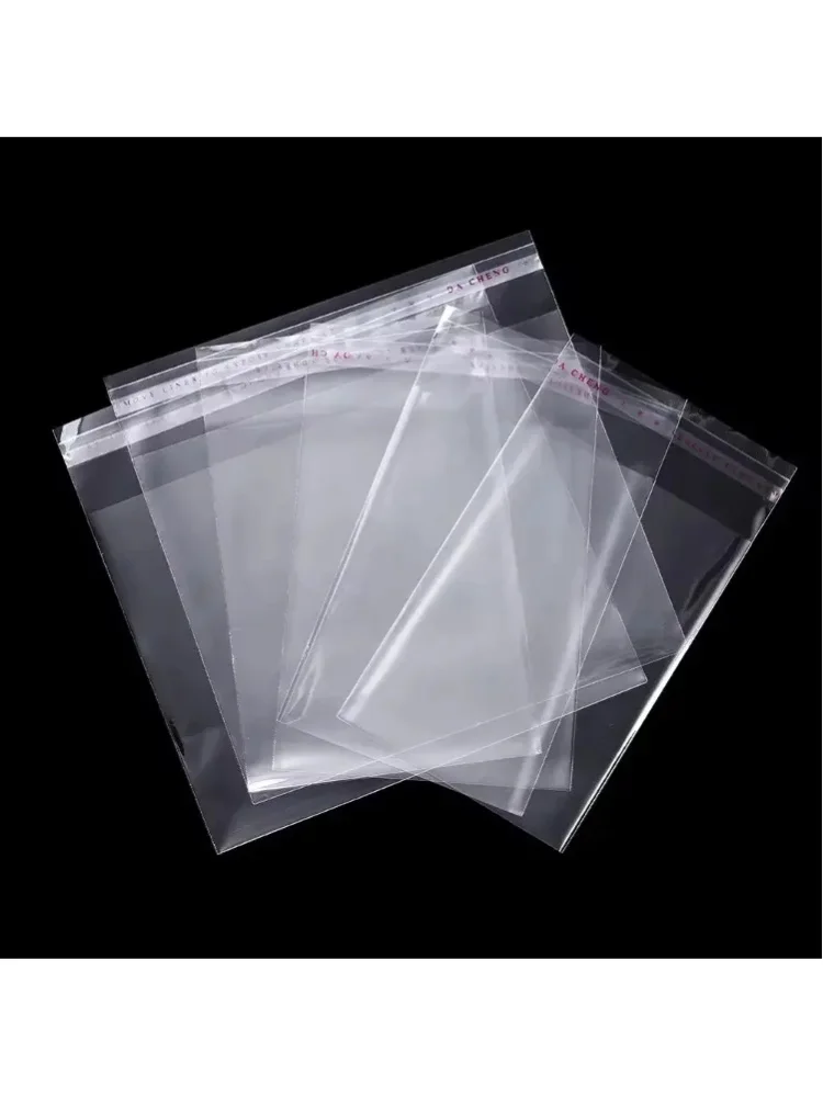 100 Stück/Lot transparente selbstklebende Siegelbeutel aus OPP-Kunststoff, Zellophanbeutel, Geschenkbeutel und Beutel für Schmuckverpackungen