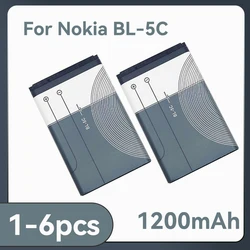 BL5C BL-5C 3.7V 1200mAh Lithium Li-ion Battery For Nokia 6267 6270 6330 6555 6600 6620 6630 1100 1101 1110 1112 1208 1600