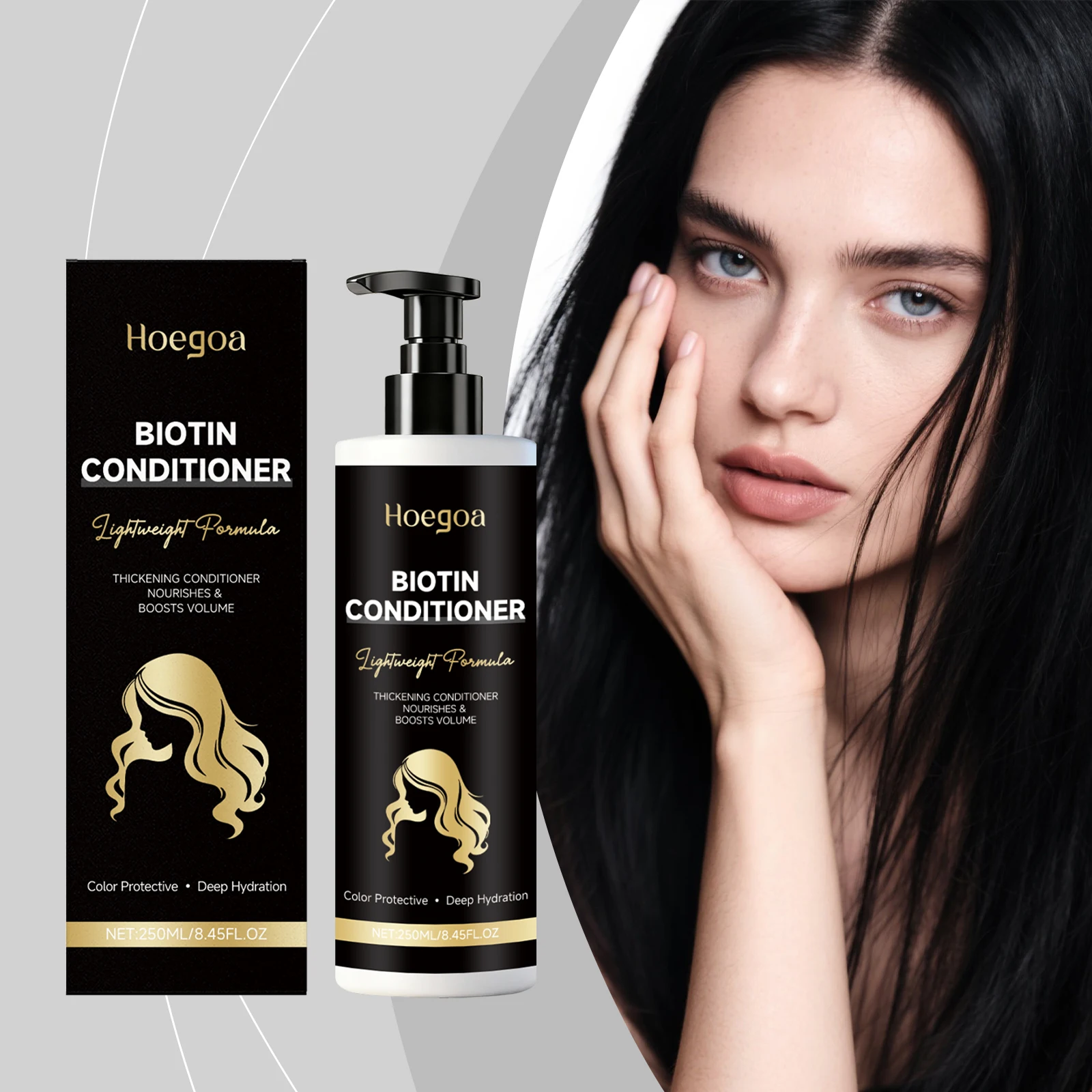 

Frizz-Taming Hair Conditioner - Volumizing Deep Nourishment Repairs Damaged Hair Adds Elasticity Locks Moisture Boosts Shine