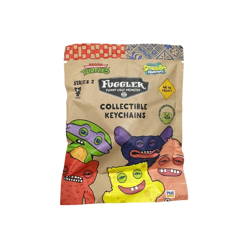 Fuggler Schlüsselanhänger Blind Box 2. Generation Zähne Monster Actionfiguren Puppen Schlüsselanhänger Hässlicher süßer Cartoon Trendy Mystery Box Spielzeug