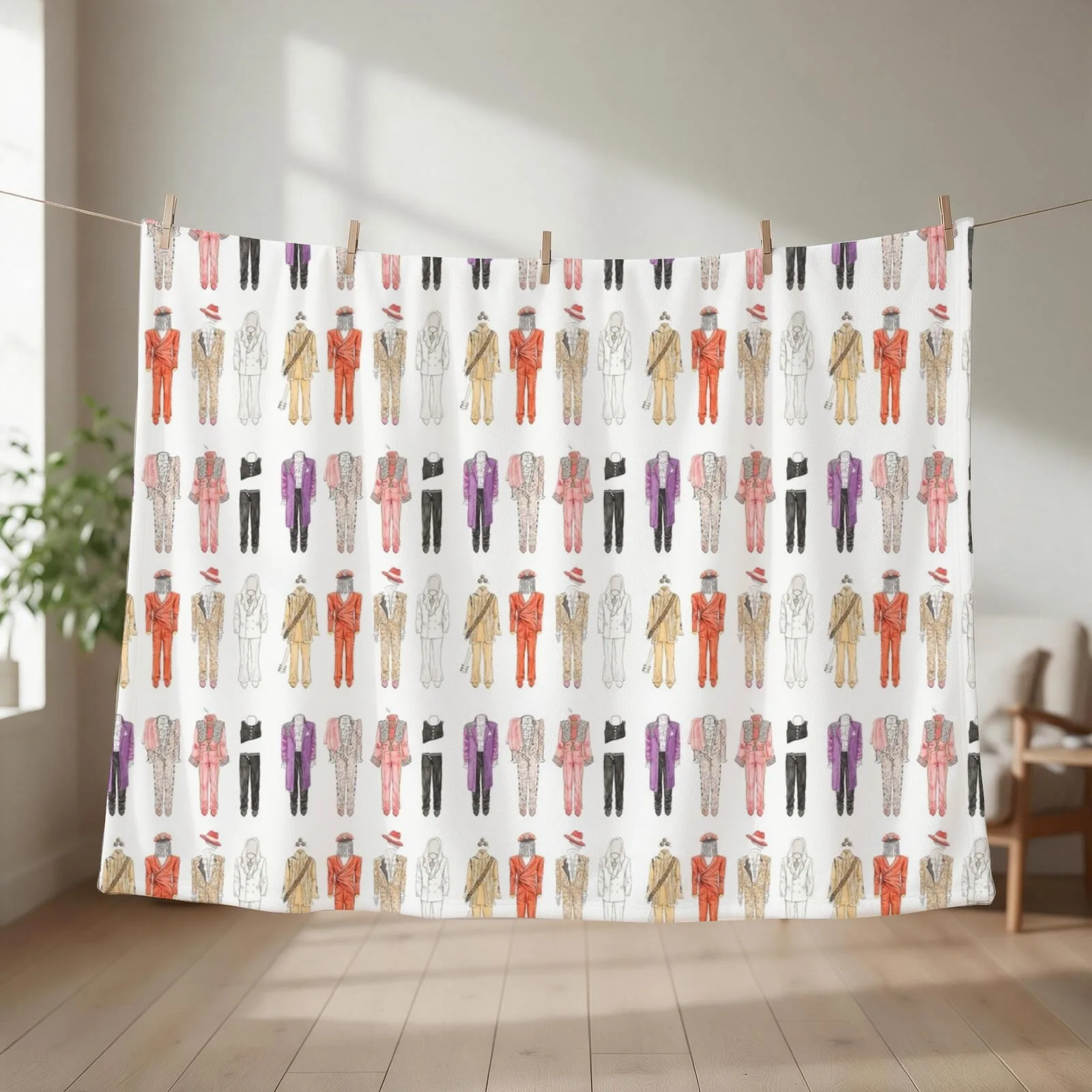 Prince Iconic Looks Throw Blanket For Baby Hair Thin Luxury St Blankets