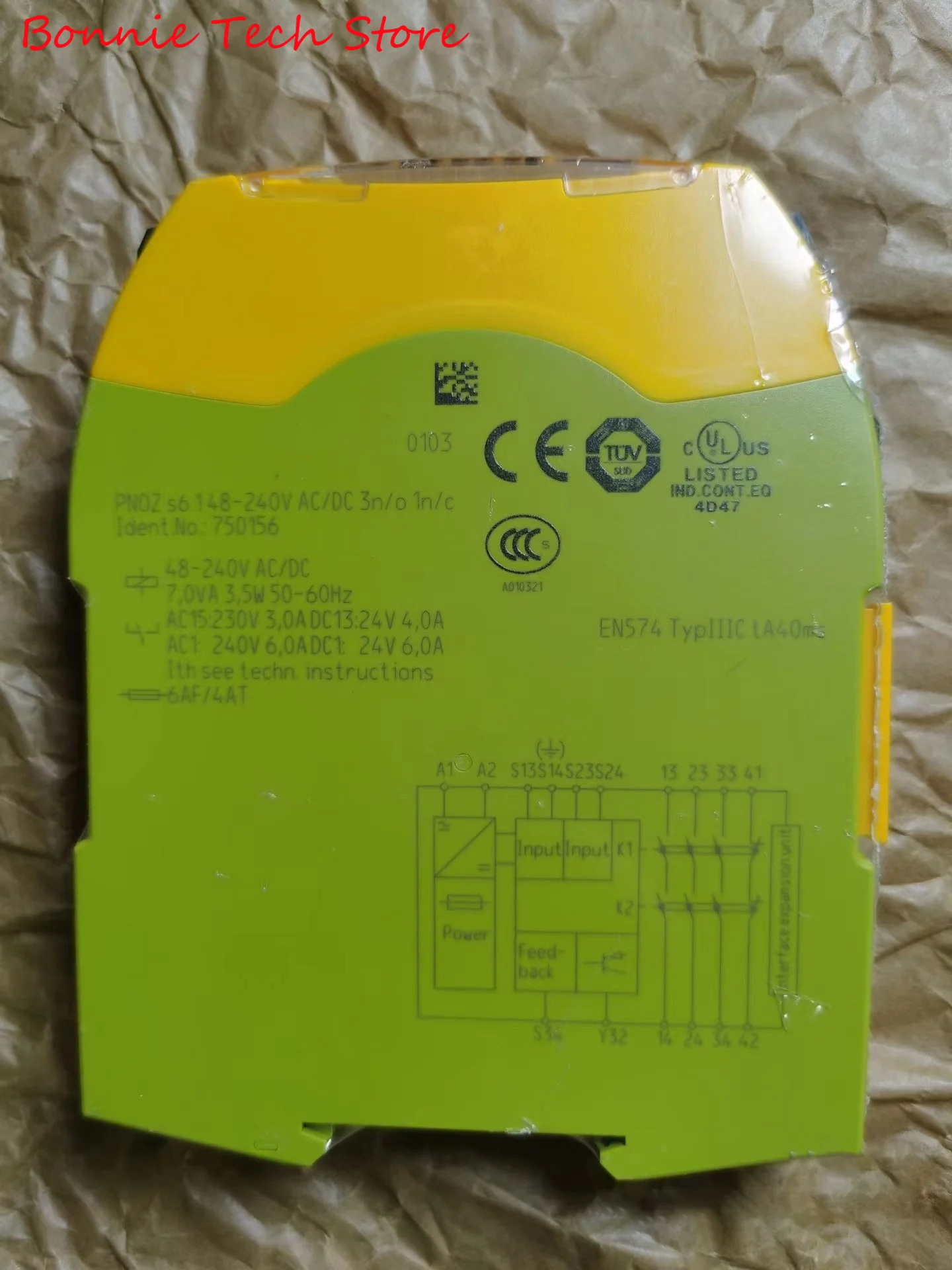 

750156 Реле безопасности PILZ PNOZsigma (стандартное), PNOZ s6.1 48-240 В переменного тока 3 н/о 1 н/к