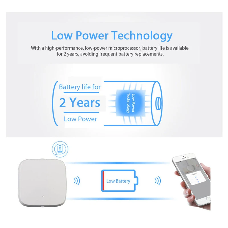 Sensor hemat energi nirkabel, Sensor cerdas nyaman hemat energi, nirkabel, kelembaban, akurat, suhu cerdas, 1 ~ 10 buah