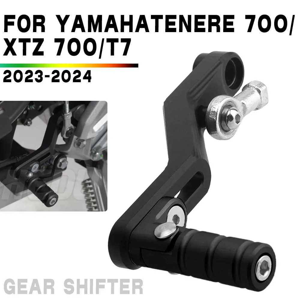 

Motorcycle CNC Aluminum Adjustable Folding Gear Shifter Shift Pedal gear lever For YAMAHA Tenere 700 Tenere700 XTZ 700 2019-2025