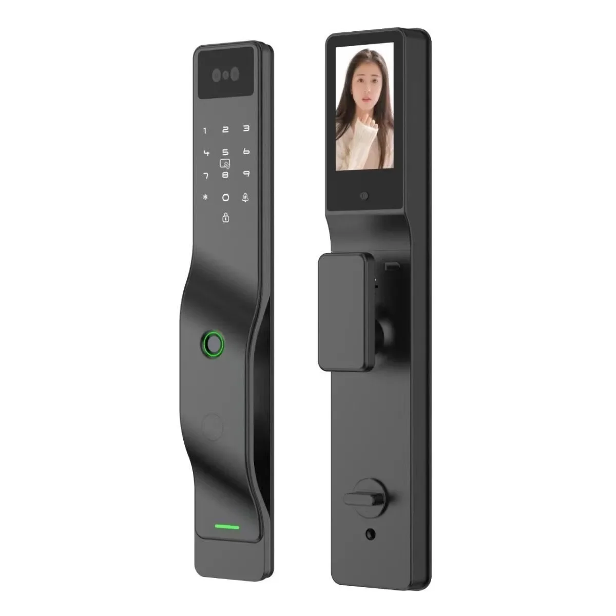 Tuya Face Recognition Fingerprint Smart Door Lock APP Remote Control Password IC Card Key Unlock Way Electronic Home Door Lock