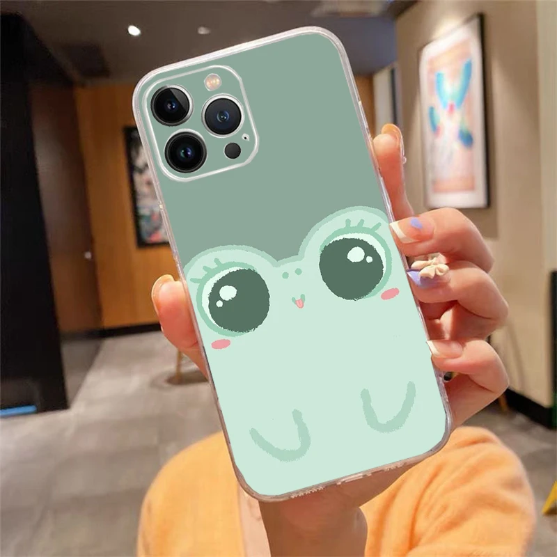 

Phone Case For iphone 17 Pro Max 17 Air 16 15 14 13 Pro Max 15 16 Pro 15Plus Frog