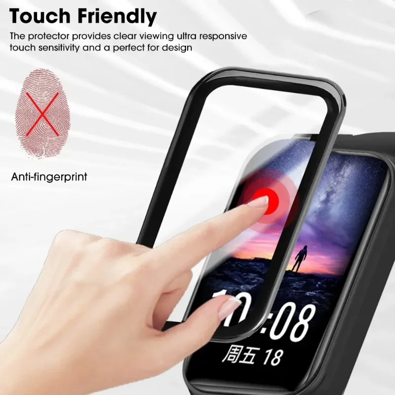 3D Coverage Protective Film For Xiaomi Band 8 Active Screen Protector Soft TPU Watch Films For Xiaomi Band 8 Active Accessories view 4