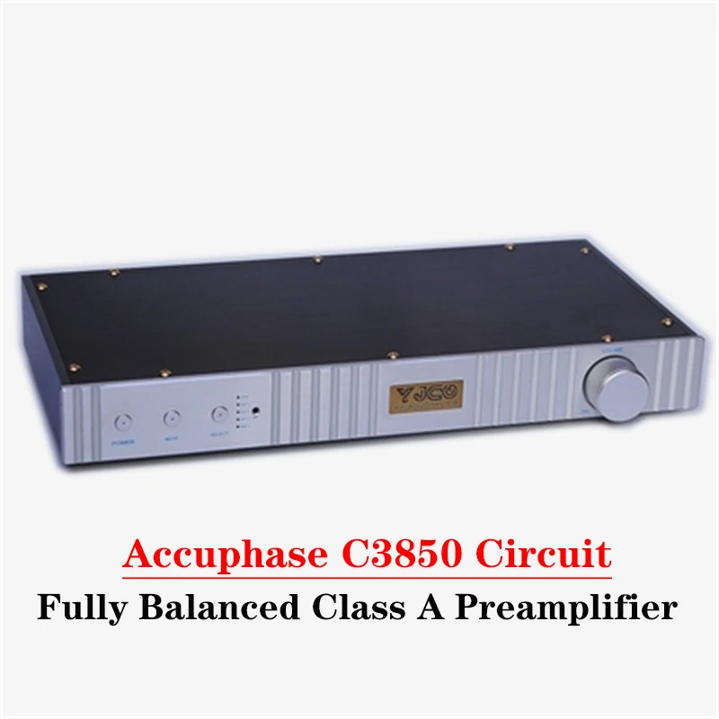 Accuphase C3850 Fully Balanced Class A Preamplifier Low Distortion Supports Single Ended Balanced XLR Input and Output Audio