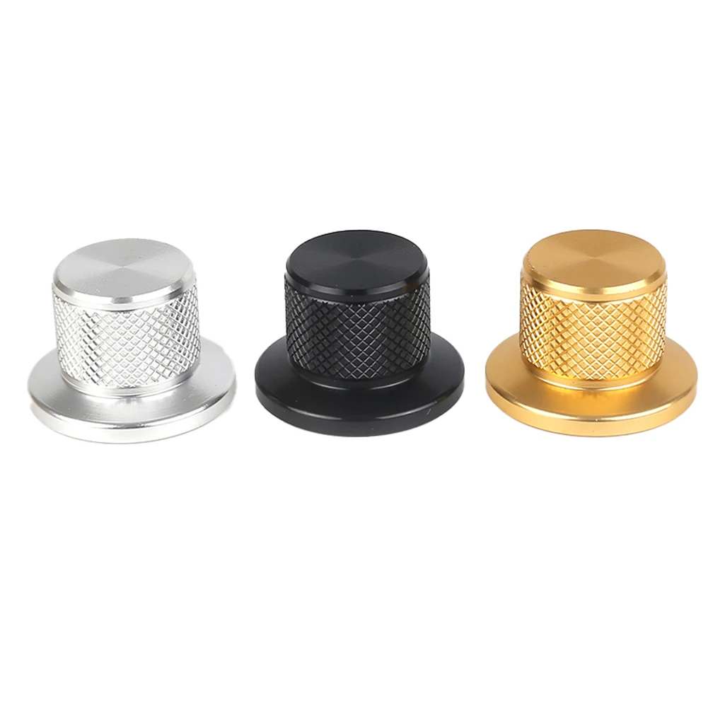 ألوان قابلة للتخصيص لمشاريع الصوت DIY مقبض مقياس الجهد من الألومنيوم سهل التركيب مادة عالية الجودة