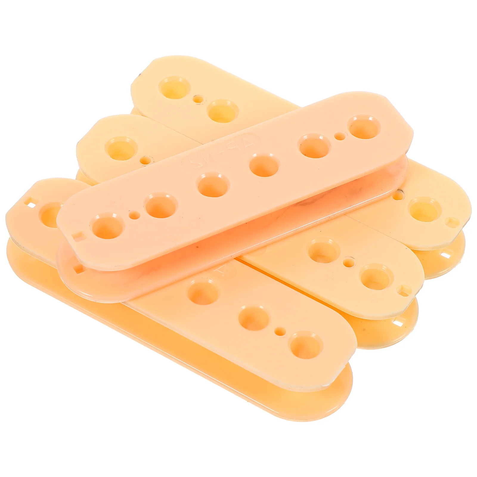 

4pcs Pickup Accessories Mold Sensitive Electric Guitar Humbucker Slug Bobbin Cover Spool Durable Lightweight Plastic
