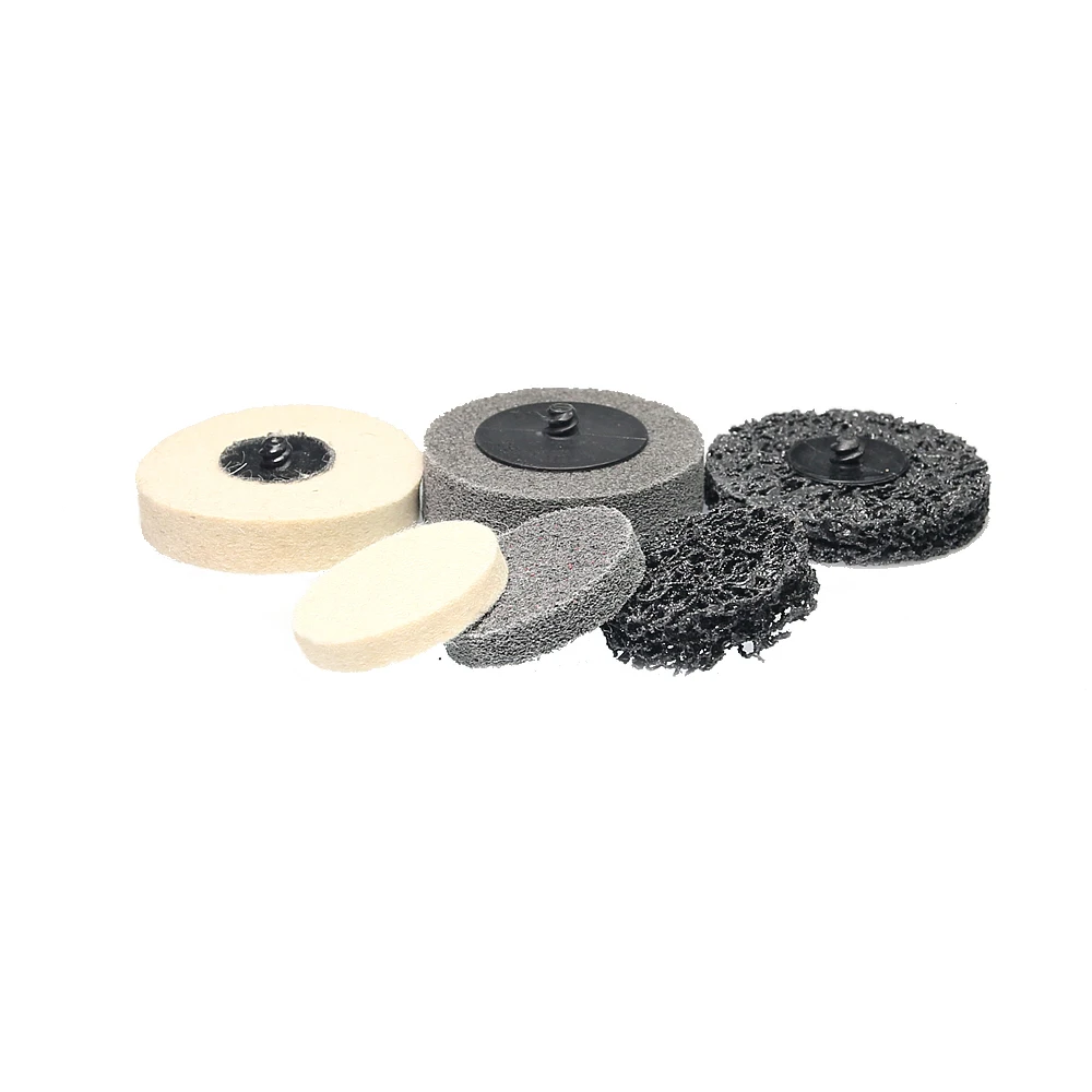 50 มม.-75 มม.-เปลี่ยนแผ่นขัด 2 "3" ROTARY LOCK FLAP ล้อสําหรับโลหะพลาสติกบดขัดเจาะเครื่องมือ