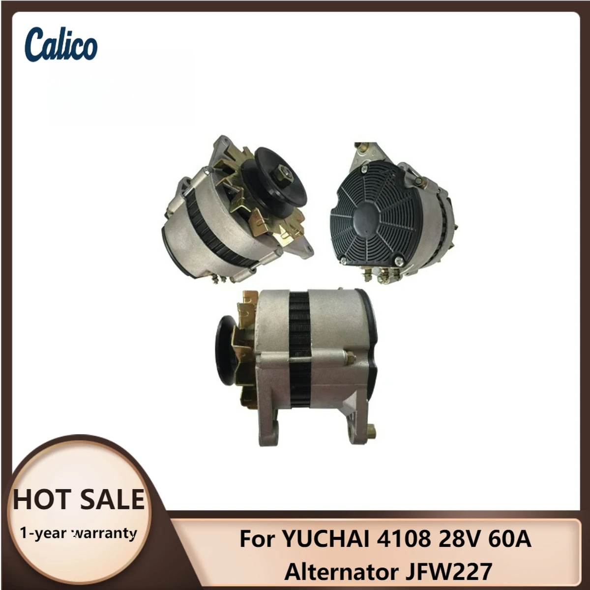 

Прямые поставки с завода: Генератор JFW227 28В 60А для YUCHAI 4108