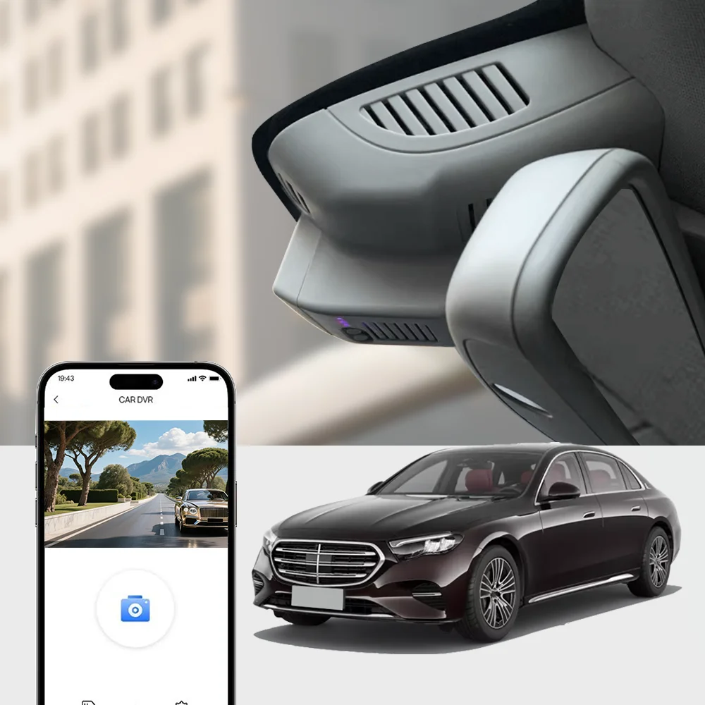 

4K HD WIFi Plug en Play DVR Dash Cam For Mercedes Benz Clase E W212 C207 Clase C W204 C63 C204 2009 to 2016 DashCam Accessoires