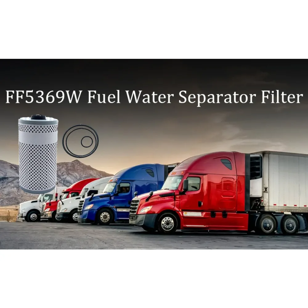 FF5369W Fuel Water Separator Filter Replacement for Freightliner Diesel Engine Trucks Replace 380087 85105574 PF7548with O-rings