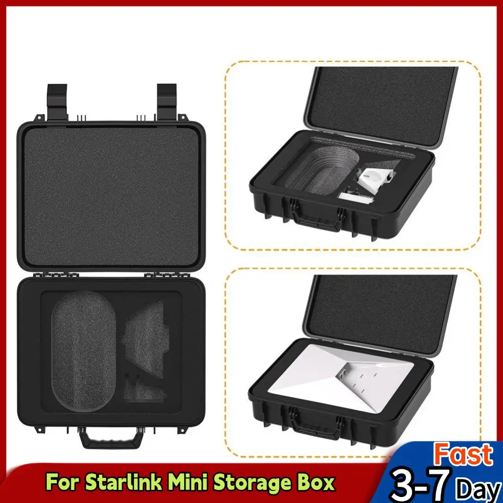 Portable Hard Carrying Case For Starlink Mini Outdoor Portable Storage Box Hard Waterproof Drop-proof Collision-proof