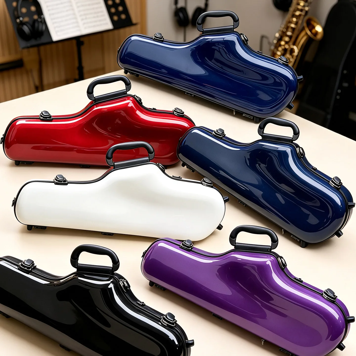share rain Eb alto Saxophone case Luggage glass fiber reinforced plastics knapsack suitcase