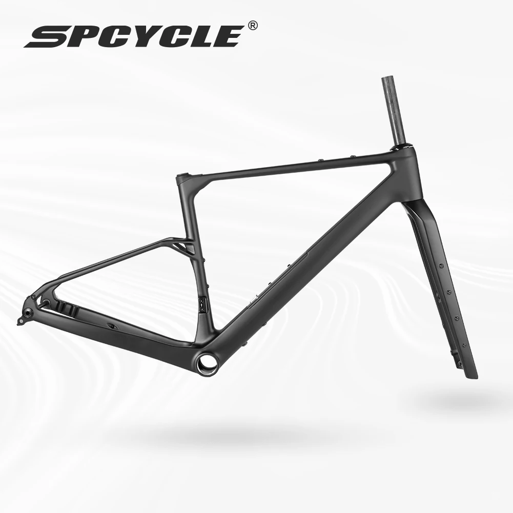 

Spcycle G026 Aero Design Carbon Gravel Bike Frame 700x50C UDH Hanger Gravel Bicycle Carbon Frameset