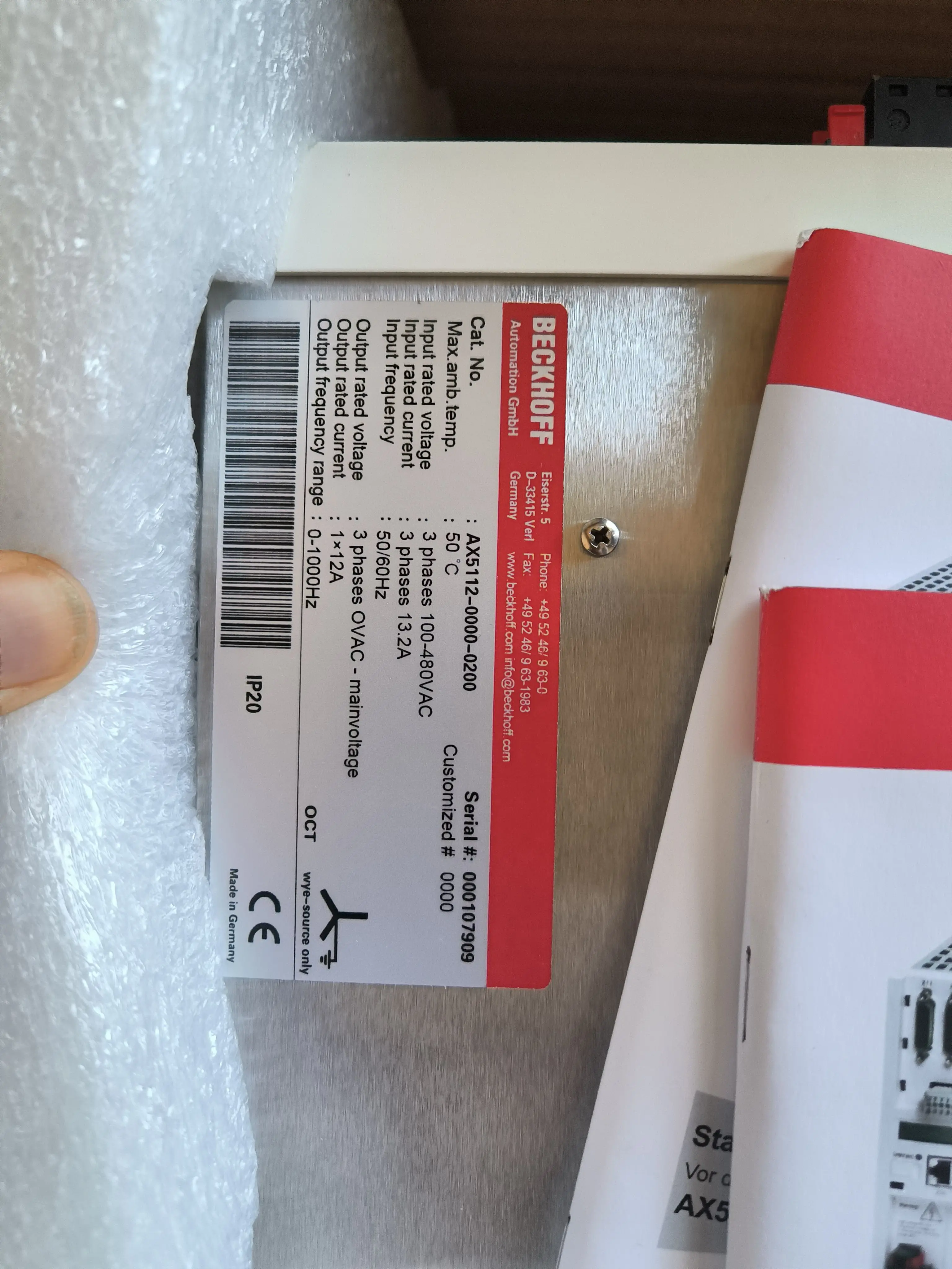 

Beckhoff driver AX5112-0000- 0200 AX5112-0000-0202 spot supply quality assurance