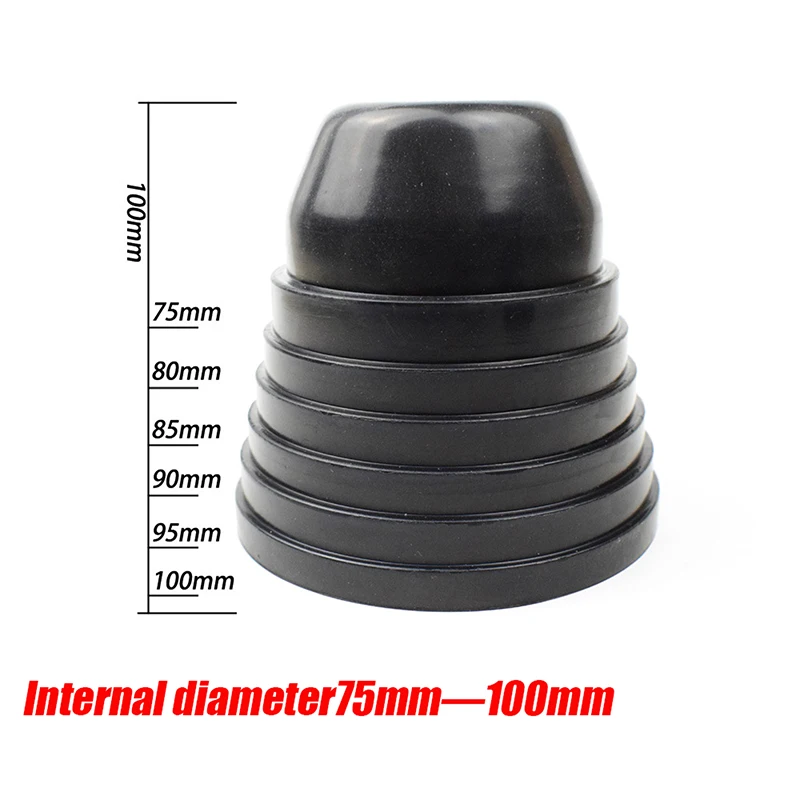 Car LED Headlight Dust Cover HID Headlight Rubber Seal Cap Cover Inner 75-100mm