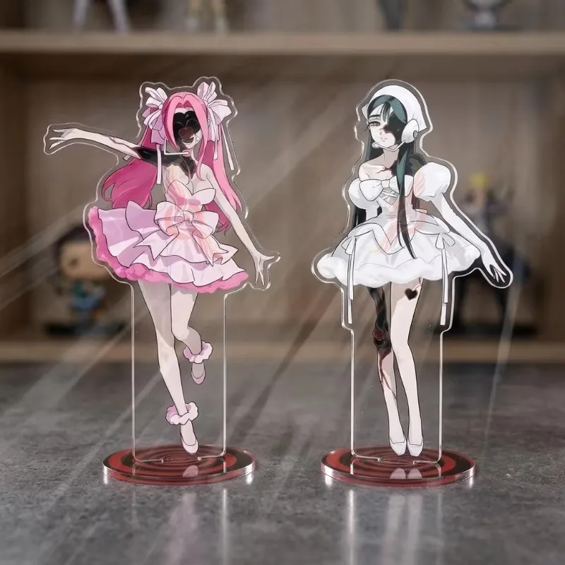 Alien Dance Anime Zombie Stage Acrylic Standee Mizi Sua Anime Character Figure Stand Desktop Display Ornament Gift Keychain