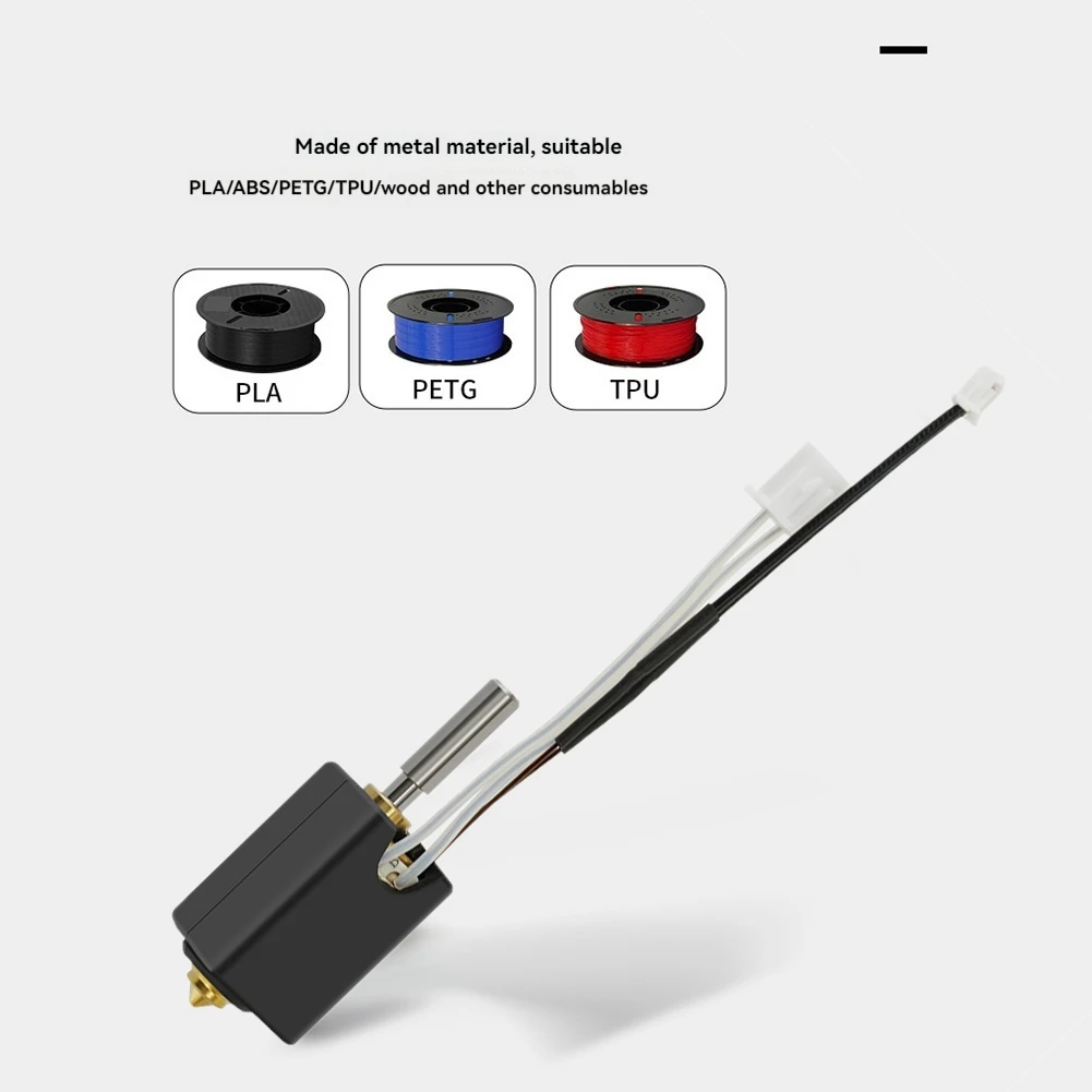 ABJG-3D เครื่องพิมพ์ Hotend Kit สําหรับ Neptune 4 PLUS/4 MAX All-Metal Hotend พร้อมหัวฉีด 0.4 มม. 24V 80W 3D