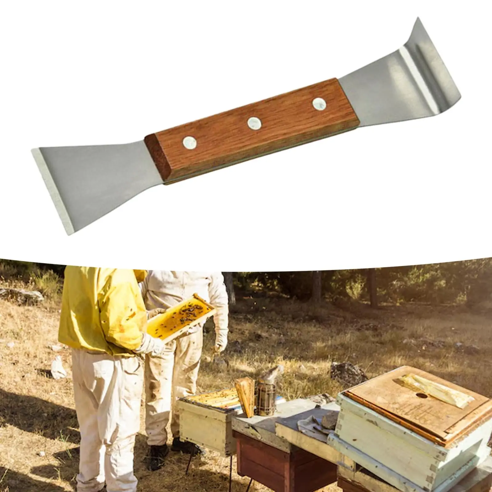 

Bee Hive Hand Tool Beekeeping Hive Scraper Tool for Painting Wood Workings