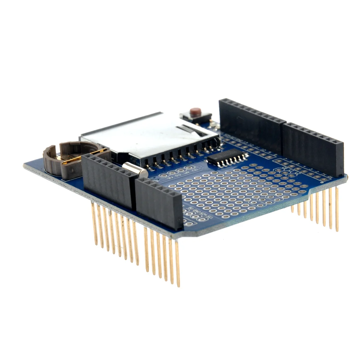 

Data Recording Shield V1.0 High Reliability 3.3V Level Shifter Real Time Clock Support Cards Fat16 Fat32 for Compatible Data