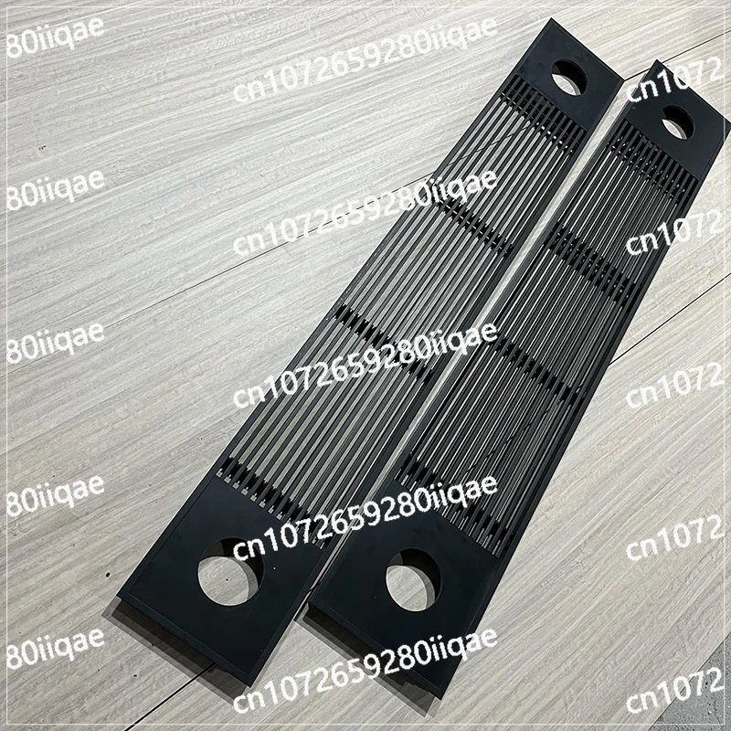 ABS minimalist central air conditioner narrow-sided linear invisible elongated louver grille vent to send exhaust