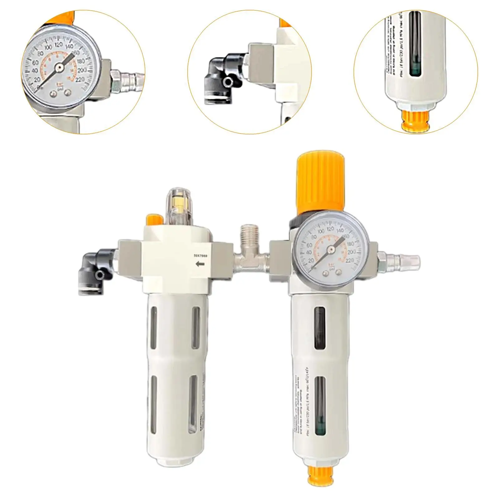 فاصل زيت الماء لتغيير الإطارات ضروري لمنظم ضغط محلات الإطارات #5