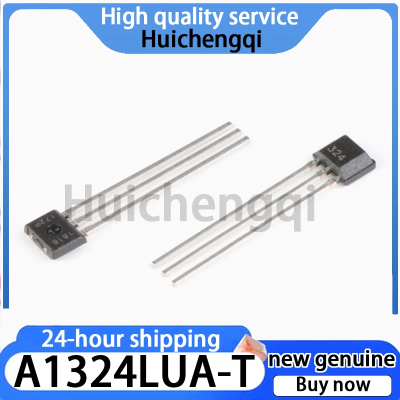 1PCS Original Genuine A1324LUA-T SIP-3 Low-noise Linear Hall Effect Sensor IC