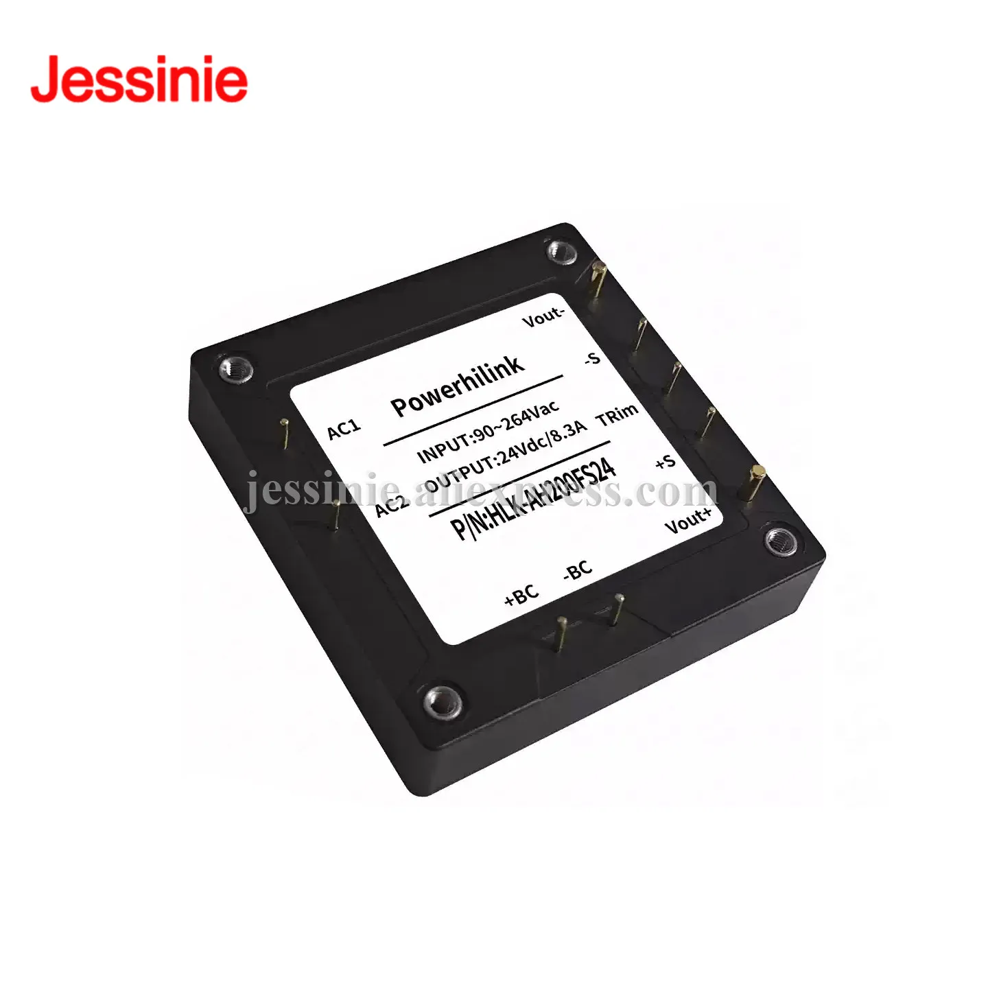 Hi-Link HLK-AH200FS24 200W 220V 90–264V AC to 24V 8.3A AC-DC Half-Brick Isolated Power Supply Module Regulated Single Output