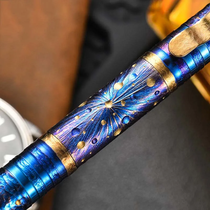 Outdoor Portable EDC Creative Titanium Alloy Tactical Self-defense Pen Car Emergency Window Breaking Tool
