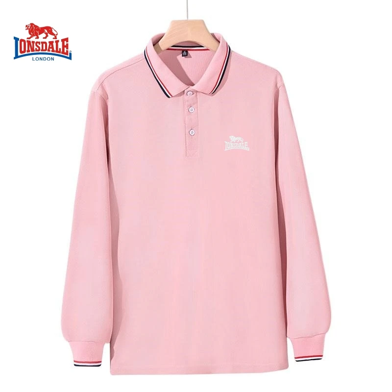 Spring and Autumn Men's Embroidered High Quality Long Sleeve Polo Shirt New Luxury Fashion Business Leisure Multi Functional Top