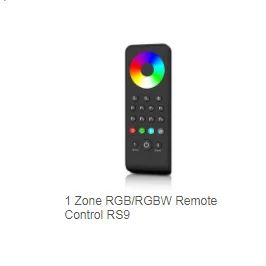 2.4GHZ Touch Color Wheel RF Remote Controller 1/2/4/8 Multiple Zone Dimming /CCT/RGB/RGBW/RGB+CCT Work with Skydance Receiver