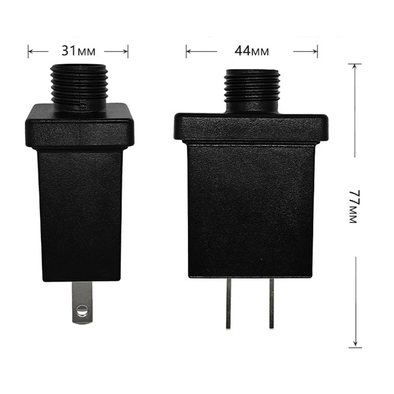 4.5 فولت 3.6 واط التوصيل LED إمدادات الطاقة LED محول القابس محول IP44 مقاوم للماء الطاقة عيد الميلاد مصباح محول الولايات المتحدة التوصيل